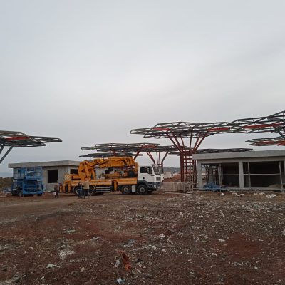 KULA JEOPARK GÖLGELİK YAPIMI 2